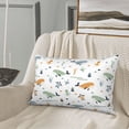 thumbnail image 4 of Plush Throw Pillow Covers, Sea creatures A Pillow Cases with Invisible Zipper, Breathable Microfiber Pillow Cases Standard Size for Sleeping Bedroom Sofa Living Room 14x20, 4 of 5