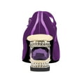 thumbnail image 4 of FSJ Women Comfortable Adjustable Double Strap Mary Jane Shoes Rounded Closed Toe Crystal Chunky Block Low Heel Pumps Business Date Dress Shoes Size 4 Purple, 4 of 4
