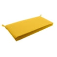 thumbnail image 2 of RSH Décor Indoor Outdoor 3” Foam Cushion with Ties (60” x 18” x 3”), Solid Yellow, 2 of 7