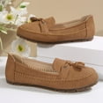 thumbnail image 4 of CHICVOMEY Comfort Penny Loafers for Women with Memory Foam Insole Business Casual Loafers Lightweight Work Dressy Loafers Slip On Flats with Arch Support, 4 of 9