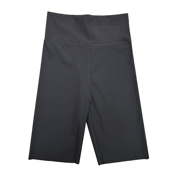 XQYLOS Flexible Gym Shorts For Girls Compression Fitness Shorts Children's Girl Outer Wear High Waist Yoga Shorts Thin Ice Silk Bottoming Five Points Pants For 2 To 10 Years