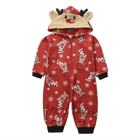 

Family Matching Christmas Pajamas Set Women Men Baby Kids Sleepwear Nightwear