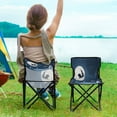thumbnail image 5 of 600D Oxford Camping Chair Portable Foldable Chair Supports 220 lbs for Picnic, Fishing, Backpacking Mysterious Christmas Night Scene, 5 of 8