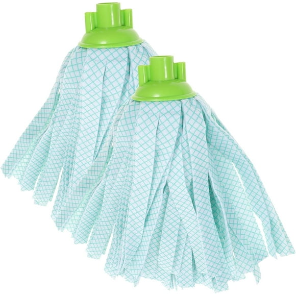 HWZWT 2Pcs Mop Head Replacement | Absorbent Microfiber | Self Wringing Mop | Best Mop Refill General Cleaning Mop Heavy Duty Commercial Replacement(Random Color)