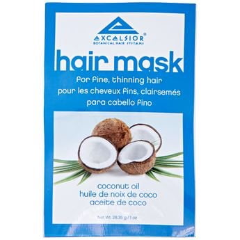 Excelsior Coconut Oil Hair Mask Packette .10 oz. (Pack of 2)