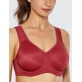 thumbnail image 3 of SYROKAN Women's Max Control Solid High Impact Plus Size Underwire Sports Bra, 3 of 6