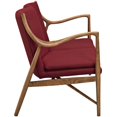 thumbnail image 3 of Modway Makeshift Upholstered Fabric Loveseat in Maple Red, 3 of 3