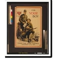 thumbnail image 2 of Historic Framed Print, For your boy United War Work Campaign November 11-18 1918.Arthur William Brown., 17-7/8" x 21-7/8", 2 of 9