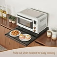 thumbnail image 4 of Space-Saving Countertop Rack with Pull-Out Shelves, Compatible with Microwave, Oven, Air Fryer, Rice Cooker, Coffee Maker - Sturdy Steel Construction for Kitchen & Coffee Station, 4 of 14