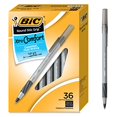 thumbnail image 1 of BIC Stylo à Bille Rond Stic Grip Xtra Comfort, Pointe Moyenne (1.2mm), Noir, 36 Unités, 1 of 2