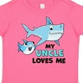 thumbnail image 4 of Inktastic My Uncle Loves Me with Cute Sharks Boys or Girls Toddler T-Shirt, 4 of 5
