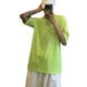 thumbnail image 2 of Camiseta de mujer de manga corta, cuello redondo, color sólido, camiseta informal, verde claro, XL seitruly AP001185-35B, 2 of 7