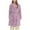 Purple, variant on successthop Plus Size Flannel Robe Women Fuzzy Pajamas Belted Shawl Collar Lip Print Bathrobe with Pockets Pink 2XL