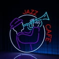 thumbnail image 3 of Jazz Coffee Neon Sign, Coffee Neon Lights Signboard, 3 of 4