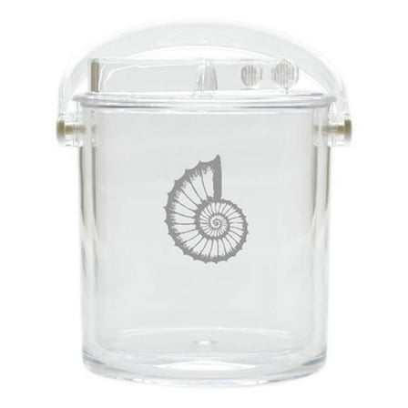 Carved Solutions Acrylic Insulated Ice Bucket With Tongs -Spiral