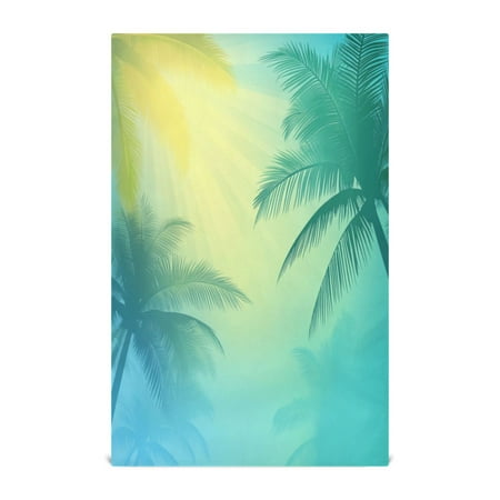 

Multi-Purpose Kitchen Towels 28x18 Inch Dishcloths with Hanging Loop Decorative and Practical Towels for Kitchen Dining Blue and Green Gradient