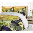 thumbnail image 5 of Ambesonne Wine Duvet Cover Sets, Agriculture Country Drink, 2-King, Pale Green Black Brown, 5 of 7