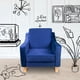 thumbnail image 5 of Sillón Menken SofaMatch, Tela de Terciopelo, Patas Natural azul Unitalla, 5 of 5