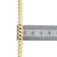 thumbnail image 6 of 10K Yellow Gold Cubic Zirconia Monaco / Cuban Link 6.5mm Statement Bracelet 10", 6 of 9