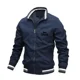 thumbnail image 3 of LONSDALE-Chaqueta de AVIADOR CON CUELLO levantado para hombre, chaqueta de béisbol ajustada informal, última moda de primavera y otoño, alta calidad, 2024, 3 of 5
