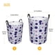 thumbnail image 3 of Balery Daisies Flowers Cesta de ropa redonda con asas, impermeable, independiente, para ropa, juguetes, dormitorio y familia-Small, 3 of 6