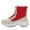 Red, variant on Puntoco Winter Warm Snow Boots Clearanc Eva Thick-Soled Women'S Shoes Snow High-Top Plus Velvet Warm Cotton Shoes Beige 5.5(36)