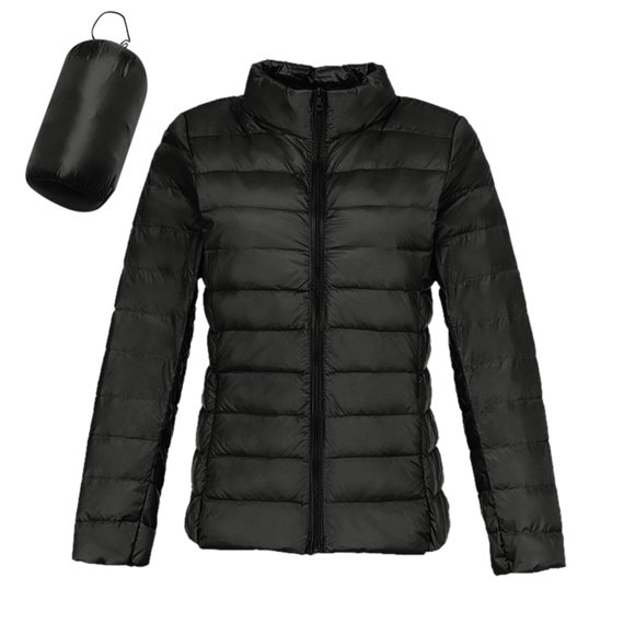 2025 Women's Parkas Women Warm Lightweight Jacket Petite for Women Hoodless Windproof Winter Coat Womens with Recycled insulation Winter Slim Short Hooded Warm Duck