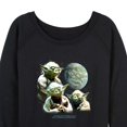 thumbnail image 3 of Star Wars - Yoda Death Star - Women's French Terry Pullover Sweatshirt, 3 of 5