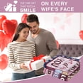 thumbnail image 4 of LHSHID Romantic Gifts for Wife from Husband Best Wife Gifts for Her Wife Birthday Gifts for Womens Wife Gifts for Mothers Day Christmas Anniversary Valentine'S Day Wife Blanket Gifts 60"x80", 4 of 6