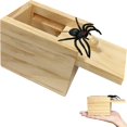 thumbnail image 5 of Halloween Gag Gifts, Funny Wooden Surprise Gift Box for Money Cash, Halloween Spider Prank Toys for Kids Boys, White Elephant Gifts for Adults Men, Christmas Stocking Stuffers, 5 of 5