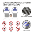 thumbnail image 4 of Peine De Contra Piojos Y Liendres Malubero Acero Inoxidable 2 Piezas plata, 4 of 5