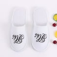 thumbnail image 4 of His & Hers Spa Style Bath Slippers | Two Pairs of Matching His and Hers Couple Slippers, 4 of 13