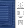 thumbnail image 6 of Lux Decor STRIPED Bed Sheet Set - Wrinkle, Fade, Stain Resistant - Hypoallergenic, 6 of 6