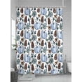 thumbnail image 5 of Fsddascl Fall Pumpkins Shower Curtain Set - 72" x 78" Washable Bathtub Curtain with 12 Hooks, Thanksgiving Maple Country Mushrooms Waterproof Fabric Stall Shower Curtains for Bathroom/Bathtub Décor, 5 of 6