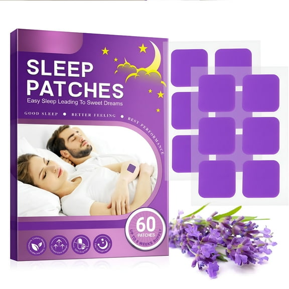 QARUN Sleep Patches for Better Sleep-60 Patches,Natural Ingredients,Easy Application,Improved Rest
