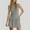 Gray, variant on Ayolanni Above The Knee Beach Dresses for Women Black High Neck Cotton Solid Sleeveless Dresses Junior Dresses L