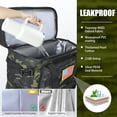 thumbnail image 2 of IC ICLOVER Tactical Backpack Cooler 40 Cans Double Deck Waterproof Leakproof Insulated Lunch Box Bag, Camouflage, 2 of 7