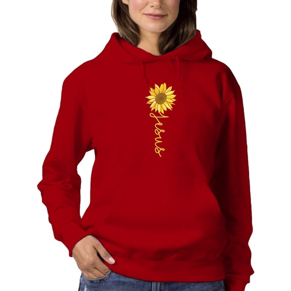 Sunflower Jesus Hoodie Women -GoatDeals Designs, Female 3X-Large