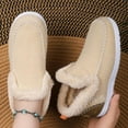 thumbnail image 6 of SACFOF Womens Winter Flat Fluffy Snow Boots,Warm Faux Fur Lining Anti-Slip Slip on Loafer Casual Outdoor Plush Short Booties, 6 of 6
