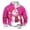 Hot Pink, variant on KeShDi Thanksgiving Sweatshirt Men's Winter Wtand Up Collar Zipper Christmas Print Pullover Long Sleeved Top Hooded Sweatshirt RedXL
