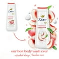 thumbnail image 2 of Dove Body Wash for Women Moisturizing Rebalance White Peach & Rice Milk Cleanser All Skin, 20 oz - 5 Pack, 2 of 2