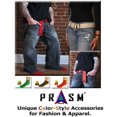 thumbnail image 2 of Cinturón PRASM Clothing de lona con hebilla en D amarillo 135 cm, 2 of 3
