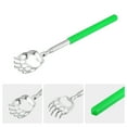 thumbnail image 4 of Unique Bargains 2 Pcs Extendable Bear Claw Stainless Steel Back Scratcher for Men and Women green, 4 of 6