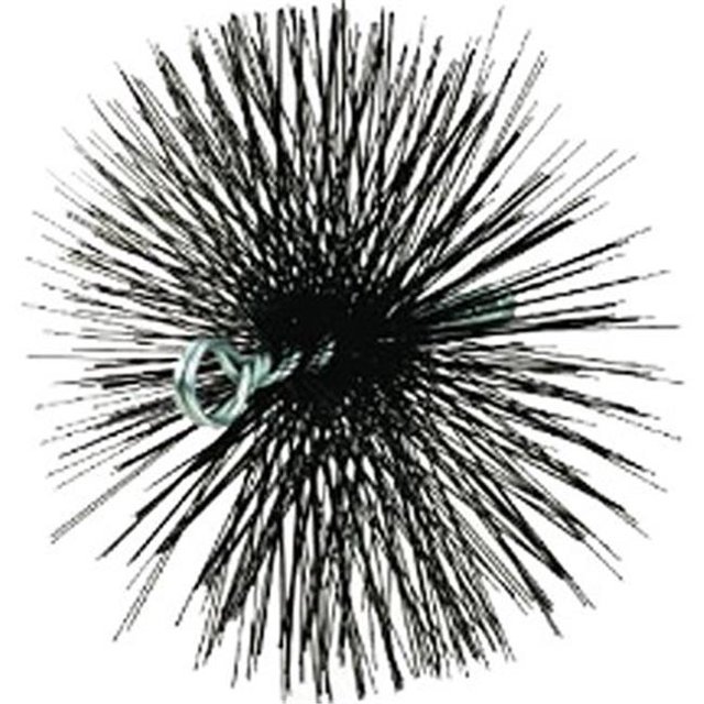 Brosse de Cheminée Ronde en Fil de Diable 6 Po.