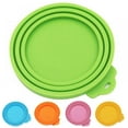 Stibadium Pet Food Can Cover Silicone Can Lids for Dog and Cat Food