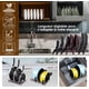 thumbnail image 3 of Estante para ollas en forma de M, compartimentos ajustables para almacenar utensilios de cocina personalizables, organizador de tapa para cajón de cocina, promueve la limpieza y el orden en su cocina, 3 of 5