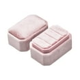 thumbnail image 3 of Joyero de terciopelo, caja para anillos, portátil, regalo, estuche decorativo para joyas. Rosa, 3 of 9