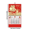 thumbnail image 2 of Coollooc 2026 Chinese Wall Calendar Monthly The Year of Horse Year Wall Hanging Calendar, Spring Festival Horse New Year Calendar, Chinese Lunar Year for Home Office School Wall Decor(J Style), 2 of 6