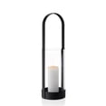 thumbnail image 1 of Powder Coated Steel Lantern, Oval Handle, Large, 1 of 1