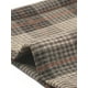 thumbnail image 5 of Pantalones largos rectos de cintura elástica con botones y cremallera de cuadros para mujer INSPIRE CHIC XL beige y negro, 5 of 6